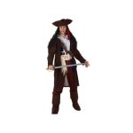 Dguisement pirate des carabes xl - adulte - homme - marron - extrieur - bleu blanc marron