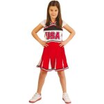 D�guisement pom pom girl - fiestas guirca - taille 5 / 6 ans - couleur rouge