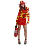 Dguisement pompier femme - taille xxl