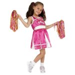 Dguisement pompom girl - rose - taille 10 / 12 ans - pour enfant - intrieur