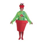 Déguisement de pot de fleurs - disfrazzes - taille unique - multicolore - 3 pièces - pour homme Déguisement de pot de fleurs - disfrazzes - taille unique - multicolore - 3 pièces - pour homme