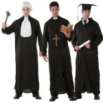 Deguisement pretre / juge / etudiant