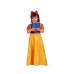 D�guisement princesse des neiges - atosa - 5 - 6 ans - orange et bleu - polyester