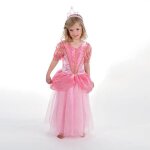 D�guisement princesse rose - enfant 9 / 10 ans - robe longue et diad�me