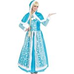 Dguisement reine des glaces adulte - conte de fes - princesse - polyester - bleu - femme