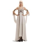 D�guisement reine glamour adulte m / l - personnage fiction - polyester - beige