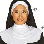Kit dguisement - guirca - coiffe et col religieuse - adulte - noir