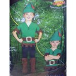 Dguisement robin des bois garon 7 / 9 ans - fiestas guirca - tissu - vert marron et noir