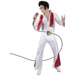 Déguisement rock star elvis brillant - boland - taille l - costume de scène pour homme Déguisement rock star elvis brillant - boland - taille l - costume de scène pour homme