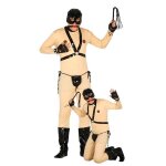 Dguisement sado maso humoristique pour homme - polyester - beige