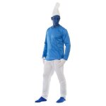 Dguisement schtroumpf - adulte - taille unique - bleu - polyester