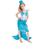 D�guisement sir�ne luxe chaks - mod�le 3 - 4 ans - robe compl�te et diad�me assorti - tissu de bonne ...