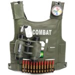 Dguisement soldat militaire enfant - marque - modle - vert - 5 ans - 5 pices