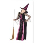 Dguisement sorcire - boland - luxe noir et rose - fille - a partir de 4 ans
