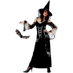 Dguisement sorcire femme - atosa - modle dguisement sorcire femme - noir et blanc - adulte