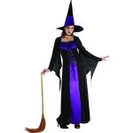 Dguisement sorcire femme halloween - noir - adulte