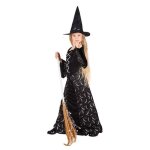 Dguisement de sorcire de minuit halloween - boland - taille 10 / 12 ans - noir et violet