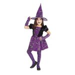 Dguisement sorcire - rubies - robe sorcire - violet - fille - 4 ans et plus