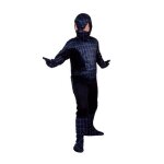 Dguisement spiderman - enfant - noir - 10 - 12 ans - 3 lments