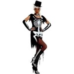 Dguisement squelette femme - atosa - noir et blanc - adulte