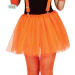 Dguisement tutu adulte neon orange - femme - couleur principale orange