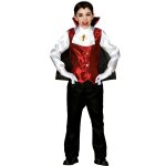 Dguisement vampire draculine pour enfant de 5 - 6 ans - cape chemise jabot et pantalon inclus