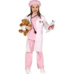 Dguisement - vtrinaire - enfant - rose - blouse blanche avec motifs animaux