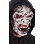 Dguisement - zombie nocturne - masque en latex - noir - 18 ans et plus - intrieur - adulte - mixte