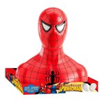 Tirelire - dekora - spiderman - 19 cm - plastique - bonbons fraise Tirelire - dekora - spiderman - 19 cm - plastique - bonbons fraise