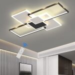 Dorlink plafonnier led 120w dimmable avec t�l�commande ? �110cm ? 3000 - 6500k ? design moderne ? luminaire ...