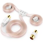Deleycon fm am ukw antenne dipole antenne intrieure antenne connecteur coaxial 75 ohms rcepteur hifi ...