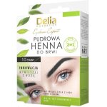 Poudre de henn� pour sourcils - delia cosmetics - 1. 0 noir - effet naturel - longue dur�e - 4g