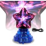 Delipop lampe plasma ? rouge ? 4w ? tactile & sonore ? 11x10x17 cm