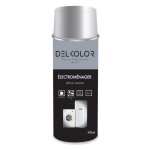 Delkolor - peinture a�rosol sp�ciale electrom�nager effet m�tal 400ml