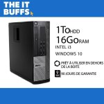 Dell 7010 i3 16go ram 1to hdd windows 10 ordinateur de bureau