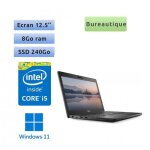 Dell latitude 5290 - windows 11 - i5 8go 240go ssd - 12. 5 - webcam - ordinateur portable pc