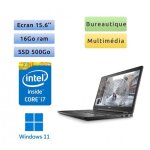 Dell latitude 5580 - windows 11 - i7 16go 500go ssd - 15. 6 - webcam - ordinateur portable pc Dell latitude 5580 - windows 11 - i7 16go 500go ssd - 15. 6 - webcam - ordinateur portable pc