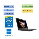 Dell latitude 5590 - windows 11 - i5 8go 240go ssd - 15. 6 - webcam - ordinateur portable pc 233 noir ...