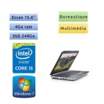 Dell latitude e5520 - windows 7 - i5 4go 240go ssd - 15. 6 - webcam - ordinateur portable pc