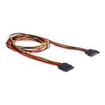 C�ble sata - delock - 60133 - rallonge de c�ble dalimentation - 1m - multi