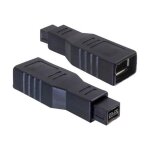 Adaptateur ieee 1394 delock - firewire 800 9 broches (m) - firewire 6 broches (f)