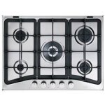 Cuisinire  gaz - delonghi - if 57 pro n - acier inoxydable - 5 brleurs - intgr