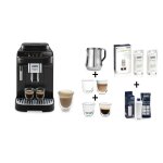 Delonghi machine � caf� broyeur - magnifica evo - 18l + 2 tasses + 2 verres + pichet � lait + filtre ...