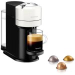 Machine  caf - delonghi - env120. w - blanc / noir - capsules nespresso vertuo - 19 bar