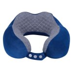 Oreiller de voyage delsey poduszka podr�?na m�moire de forme bleu marine