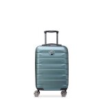 Valise cabine - delsey paris - air armour - rigide - 55x35x26 cm - 42 litres - vert