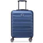Delsey paris - air armour - valise cabine rigide 55 cm x 40 cm x 20 cm - 35 l - s - bleu nuit