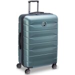 Valise soute - delsey paris - air armour - 77cm - vert - 4 roulettes - abs / polycarbonate