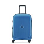 Delsey paris - belmont plus - valise cabine rigide 55 cm x 40 cm x 20 cm - 33 l - s - bleu zinc