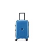 Valise cabine rigide extensible - delsey paris - belmont plus - 55x35x27 cm - 39 litres - bleu zinc